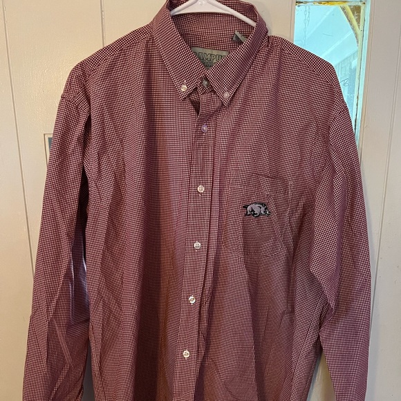 Arkansas Razorbacks Button Down Shirt - Picture 1 of 4